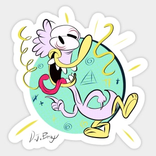 Crazy Mother-Ducker! Sticker